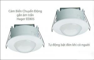 Cảm biến chuyển động gắn âm trần hager ee805
