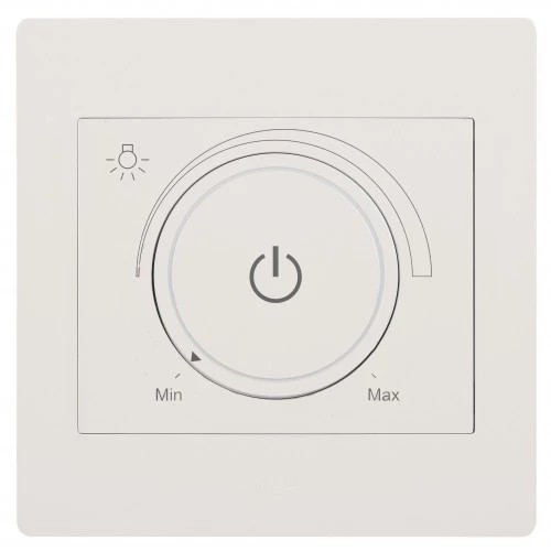 Dimmer điều chỉnh độ sáng đèn Hager Muse WGMEDR500
